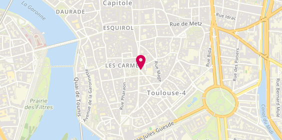 Plan de Pharmacie Bousquet, 3 Rue Ozenne, 31000 Toulouse