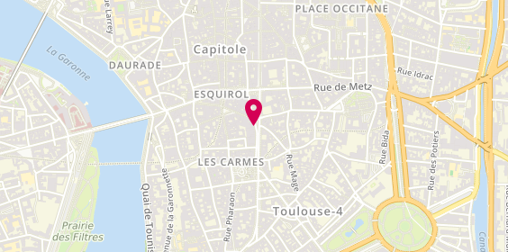 Plan de Pharmacie Croix de Lorraine, 7 Place Rouaix, 31000 Toulouse