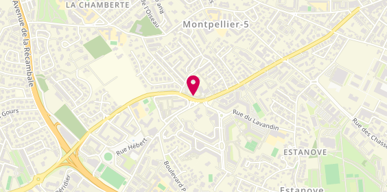 Plan de Pharmacie des Lilas, 66 Route de Laverune, 34070 Montpellier