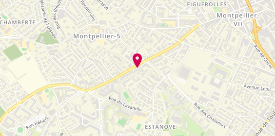 Plan de Pharmacie du Parc Montcalm, 49 Route de Laverune, 34070 Montpellier