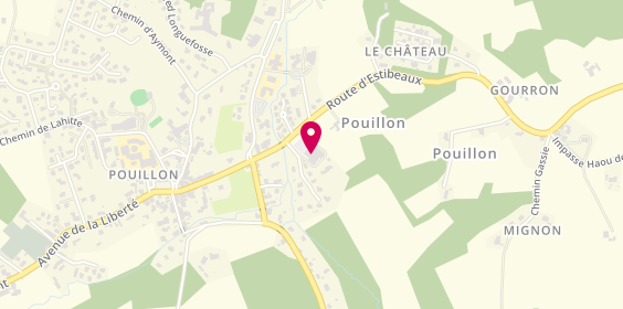Plan de Pharmacie Saint Martin, 160 Route d'Estibeaux, 40350 Pouillon