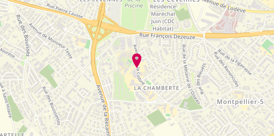 Plan de Pharmacie d'Estanove, Centre Commercial Collines d'Estanove
1 Rue de l'Escoutadou, 34070 Montpellier
