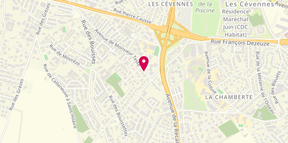 Plan de Pharmacie Kleine, 795 Avenue de Monsieur Teste, 34070 Montpellier