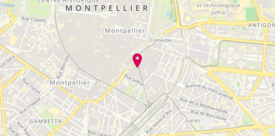 Plan de Pharmacie Populaire Py Lecomte, 4 Rue Maguelone, 34000 Montpellier