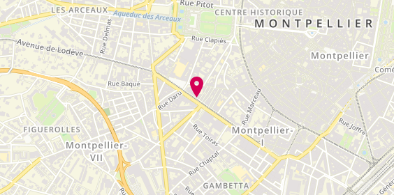 Plan de Pharmacie Gambetta, 46 Cours Gambetta, 34090 Montpellier