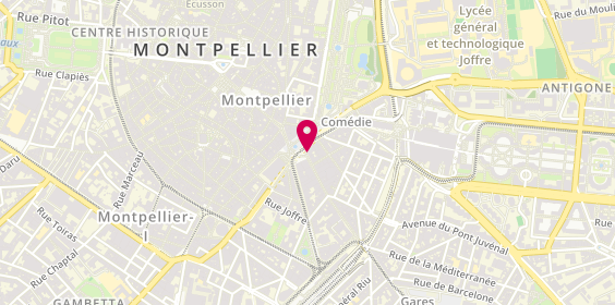 Plan de Pharmacie de la Comédie, 1 Rue de Verdun, 34000 Montpellier