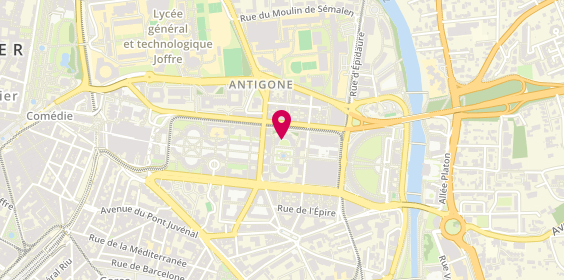 Plan de Pharmacie de la Grande Bibliothèque, 101 Place de Thessalie
Immeuble Athena Antigone, 34000 Montpellier