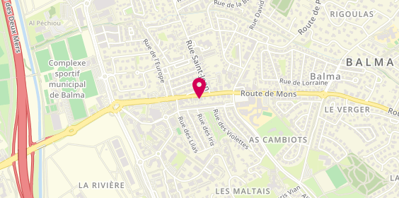 Plan de Pharmacie du Midi, 24 Avenue de Toulouse, 31130 Balma