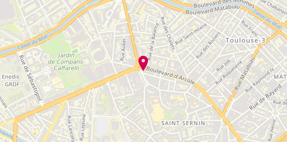 Plan de Pharmacie Laf Arnaud Bernard, 31 Boulevard d'Arcole, 31000 Toulouse