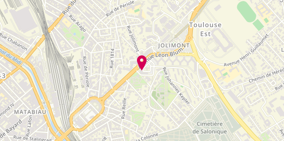 Plan de Pharmacie de Jolimont, 7 Place Commerciale Jolimont, 31500 Toulouse