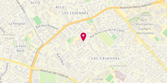 Plan de Ma Pharmacie, Résidence le Saint Clement Bt F
20 Avenue Saint Clement, 34070 Montpellier