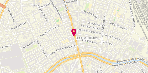 Plan de Pharmacie des Minimes, 29 Avenue des Minimes, 31200 Toulouse