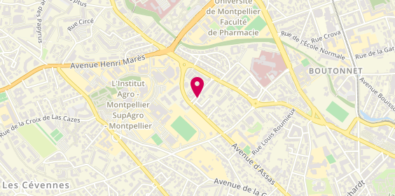 Plan de Alphega Pharmacie, Résidence le Rond Point d'Assas
35 Rue Aristide Maillol, 34000 Montpellier