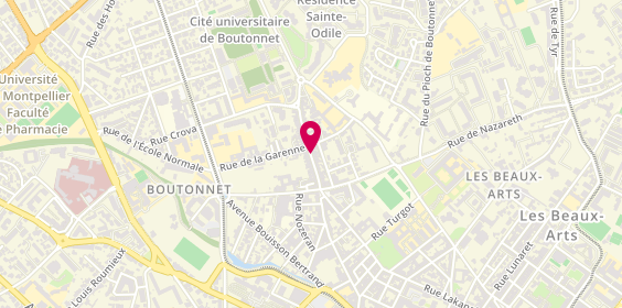 Plan de Pharmacie du Faubourg Boutonnet, 74 Rue Faubourg Boutonnet, 34000 Montpellier