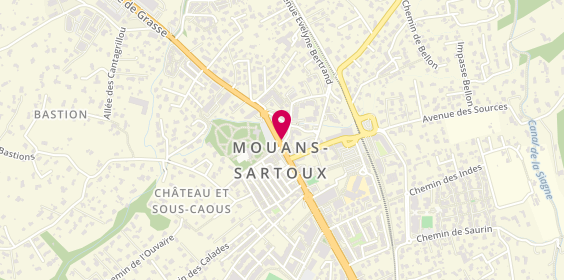 Plan de Pharmacie du Chateau, 70 avenue de Grasse, 06370 Mouans-Sartoux