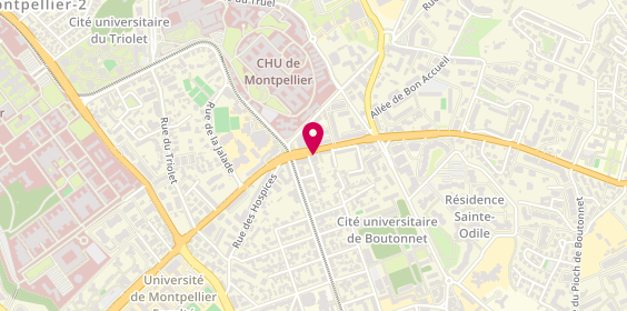 Plan de Pharmacie Saint Eloi, 4 Rue Henri Dunant, 34090 Montpellier
