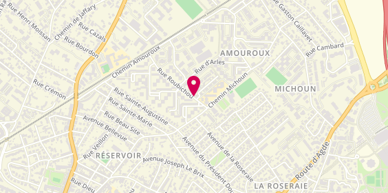 Plan de Pharmacie des Ecoles, 10 Rue Roubichou, 31500 Toulouse