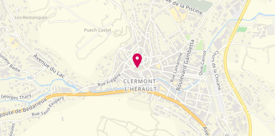 Plan de SELARL Pharmacie de Salagou, 7 Rue du Marché, 34800 Clermont-l'Hérault
