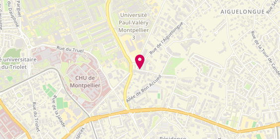 Plan de Pharmacie des Lettres, Residence le Quartier Lat
480 Avenue Major Flandres, 34000 Montpellier