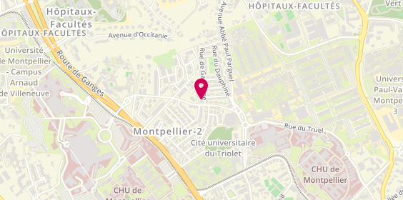 Plan de Pharmacie du Triolet, 1 Rue de Gascogne, 34090 Montpellier