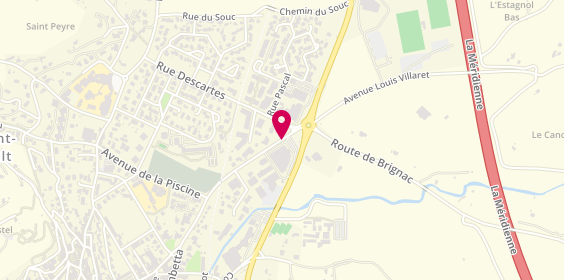 Plan de Pharmacie du Stade, 18 Avenue de Montpellier, 34800 Clermont-l'Hérault