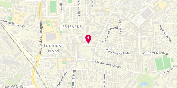 Plan de Pharmacie des Izards, Rue du Colonel Paul Paillole, 31200 Toulouse
