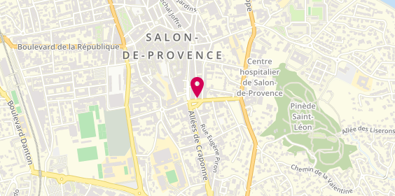 Plan de Pharmacie Lafayette Gambetta, 31 Place Gambetta, 13300 Salon-de-Provence