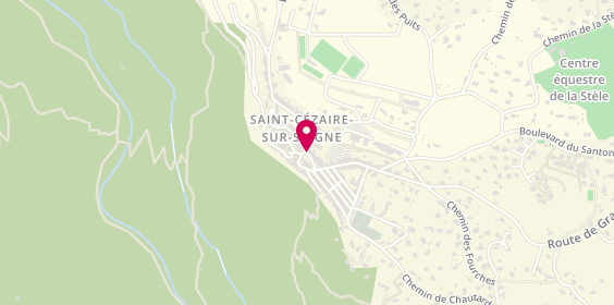 Plan de Pharmacie Rochette, 14 Place du General de Gaulle, 06530 Saint-Cézaire-sur-Siagne