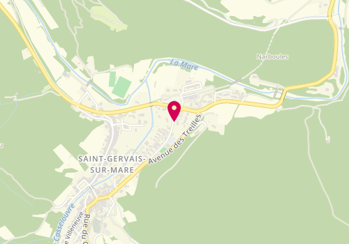 Plan de Pharmacie des 13 Vents, Impasse des Treilles, 34610 Saint-Gervais-sur-Mare