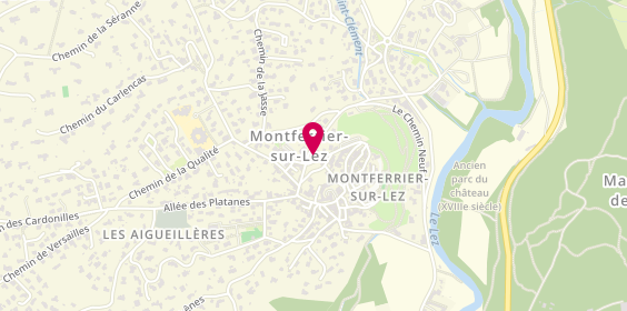 Plan de Pharmacie Montferrier, 1 Rue du Belvédère, 34980 Montferrier-sur-Lez