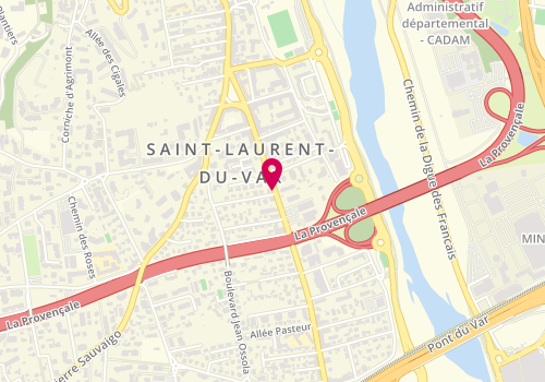 Plan de Pharmacie Laurentine, 650 Avenue General de Gaulle, 06700 Saint-Laurent-du-Var