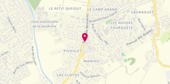Plan de Pharmacie du Pont de l'Hers, 36 Route de Bessières, 31140 Launaguet