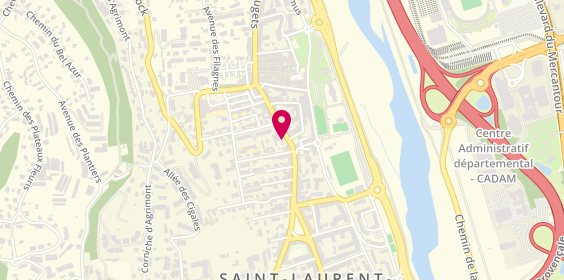 Plan de Pharmacie Centrale, 311 Avenue General Leclerc, 06700 Saint-Laurent-du-Var