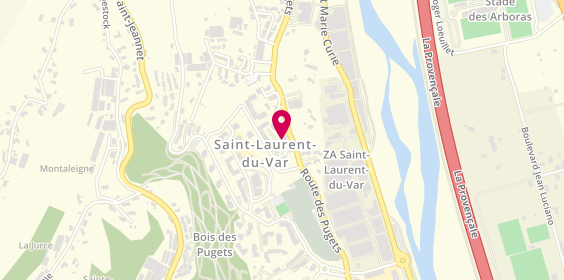 Plan de Pharmacie Dey Haider, 154 Rue Alphonse Daudet, 06700 Saint-Laurent-du-Var