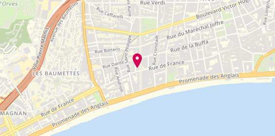 Plan de Pharmacie de France, 13 Boulevard Gambetta, 06000 Nice