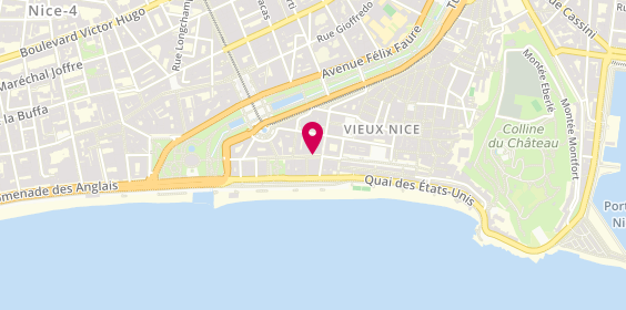 Plan de Pharmacie de l'Opéra, 7 Rue Saint François de Paule, 06300 Nice