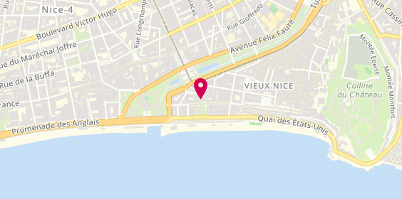 Plan de Pharmacie de la Baie des Anges, 4 Rue de l'Opera, 06300 Nice