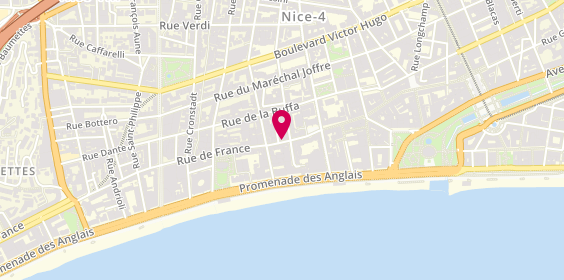 Plan de Pharmacie du Carré d'Or, 30 Rue de France, 06000 Nice