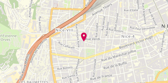 Plan de Grande Pharmacie Rex, 47 Boulevard Gambetta, 06000 Nice