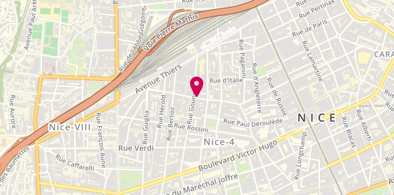 Plan de Pharmacie Gounod, 32 Avenue Georges Clemenceau, 06000 Nice