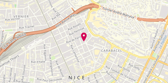 Plan de Pharmacie du Docteur Nicolas, 17 Rue Lépante, 06000 Nice