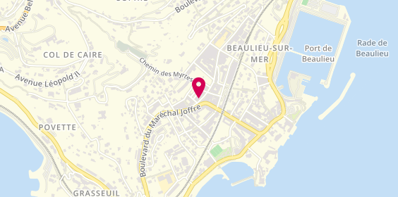 Plan de Pharmacie Internationale Soussan, 38 Boulevard Marinoni, 06310 Beaulieu-sur-Mer