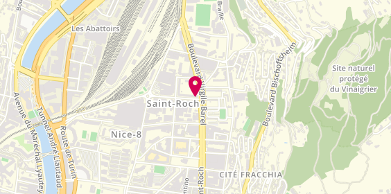 Plan de Pharmacie Saint Roch, 43 Avenue Denis Séméria, 06300 Nice