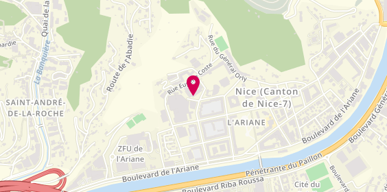 Plan de JARDIN Viviane, 27 Rue Guiglionda de Sainte-Agathe, 06300 Nice