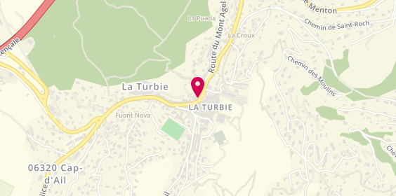 Plan de Pharmacie de la Turbie, 6 Avenue Général de Gaulle, 06320 La Turbie
