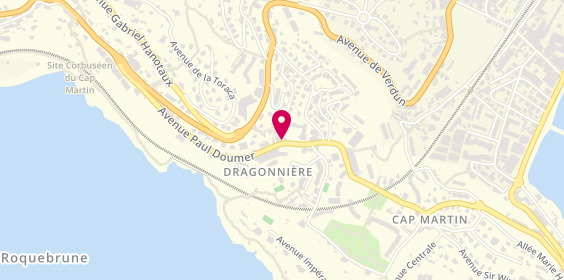 Plan de Pharmacie Garnaud, 33 Avenue Paul Doumer, 06190 Roquebrune-Cap-Martin