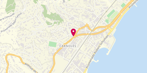 Plan de Pharmacie de Carnolès, 177 avenue Aristide Briand, 06190 Roquebrune-Cap-Martin