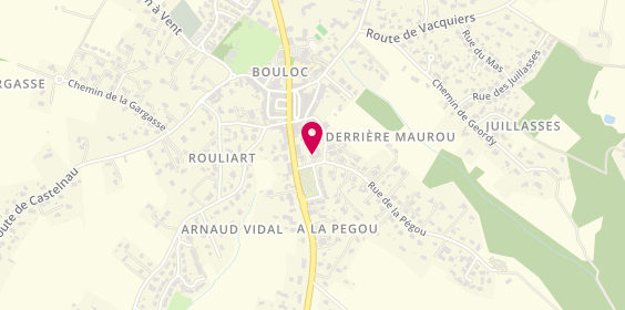 Plan de Pharmacie de Bouloc, 3 Rue de la Pégou, 31620 Bouloc