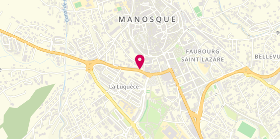 Plan de Pharmacie des Ferrages, 150 Avenue Majoral Arnaud, 04100 Manosque