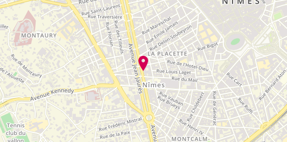 Plan de Grande Pharmacie Lafayette Gerbaud, 41 Avenue Jean Jaurès, 30900 Nîmes